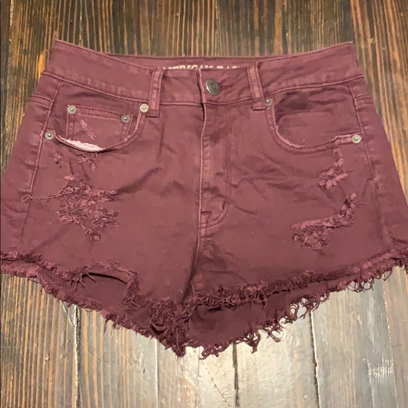 American Eagle Outfitters Pants - American Eagle Stretch Destroyed Denim Shorts